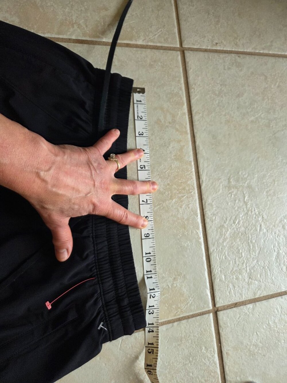 Athleta Black Drawstring A-Line Skirt Size 10 - Picture 8 of 8